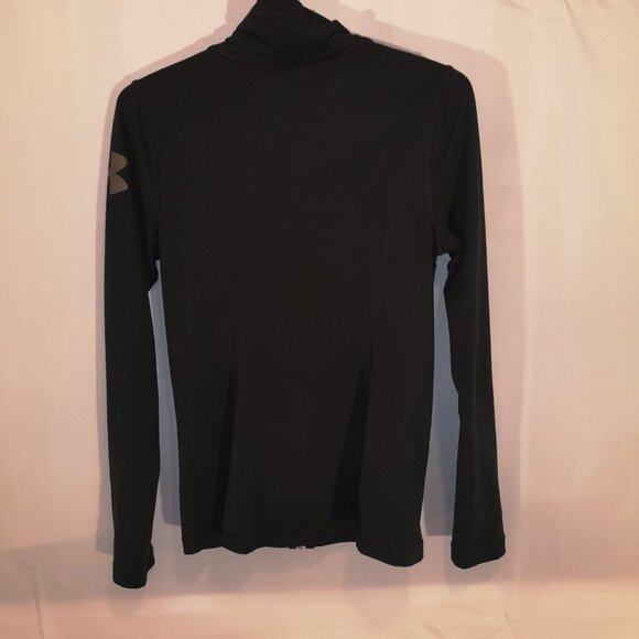 Under Armour Ladies Black Full Zip Athletic Jacket - Picture 2 of 5